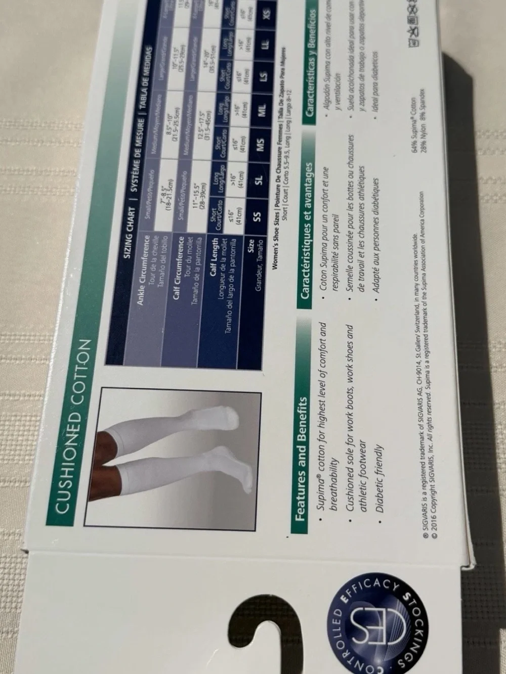 Sigvaris new box